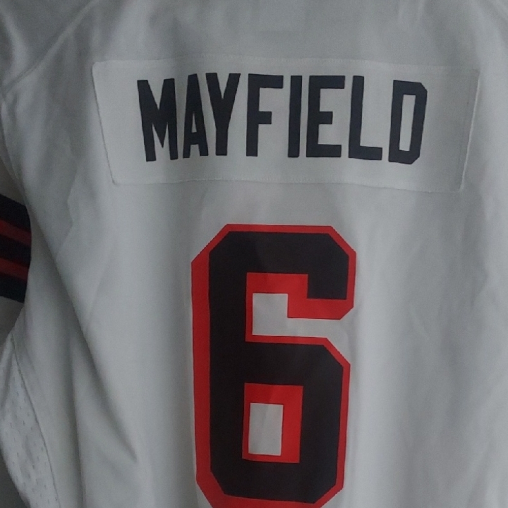 Nike Baker Mayfield CLE Browns Jersey With 1946 Patch